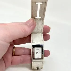 Hermès Ladies’ White Cherche Midi Watch Hermes | Accessories | Herms Ladies White Cherche Midi Watch  main image 3
